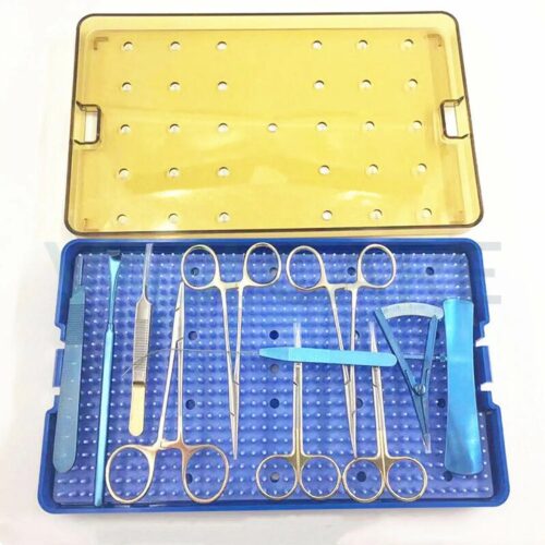 Blepharoplasty Set Eyelid Lift of 12Pcs Hemostatic Eye Operate Ophthalmic Brow Cataract Plastic Surgery Lid Surgery Instruments - Image 3