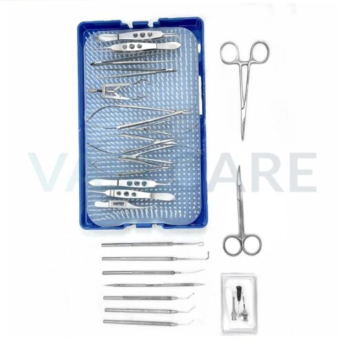 Ophthalmic Double Blepharoplasty Set of 26 Pcs for Eyelid Lift Hemostatic Eye Operate Brow Cataract Plastic Surgery Instruments - Image 5