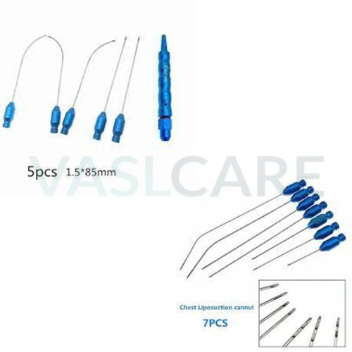 Complete Body Liposuction Cannulas Set Body Reshaping Nano Fat Harvesting Cannula Set Luer lock Fat Grafting Plastic Surgery kit - Image 4